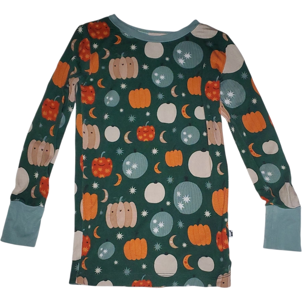 Kiki & Lulu Pajama Top Long-sleeve Green Toddler Size 3T